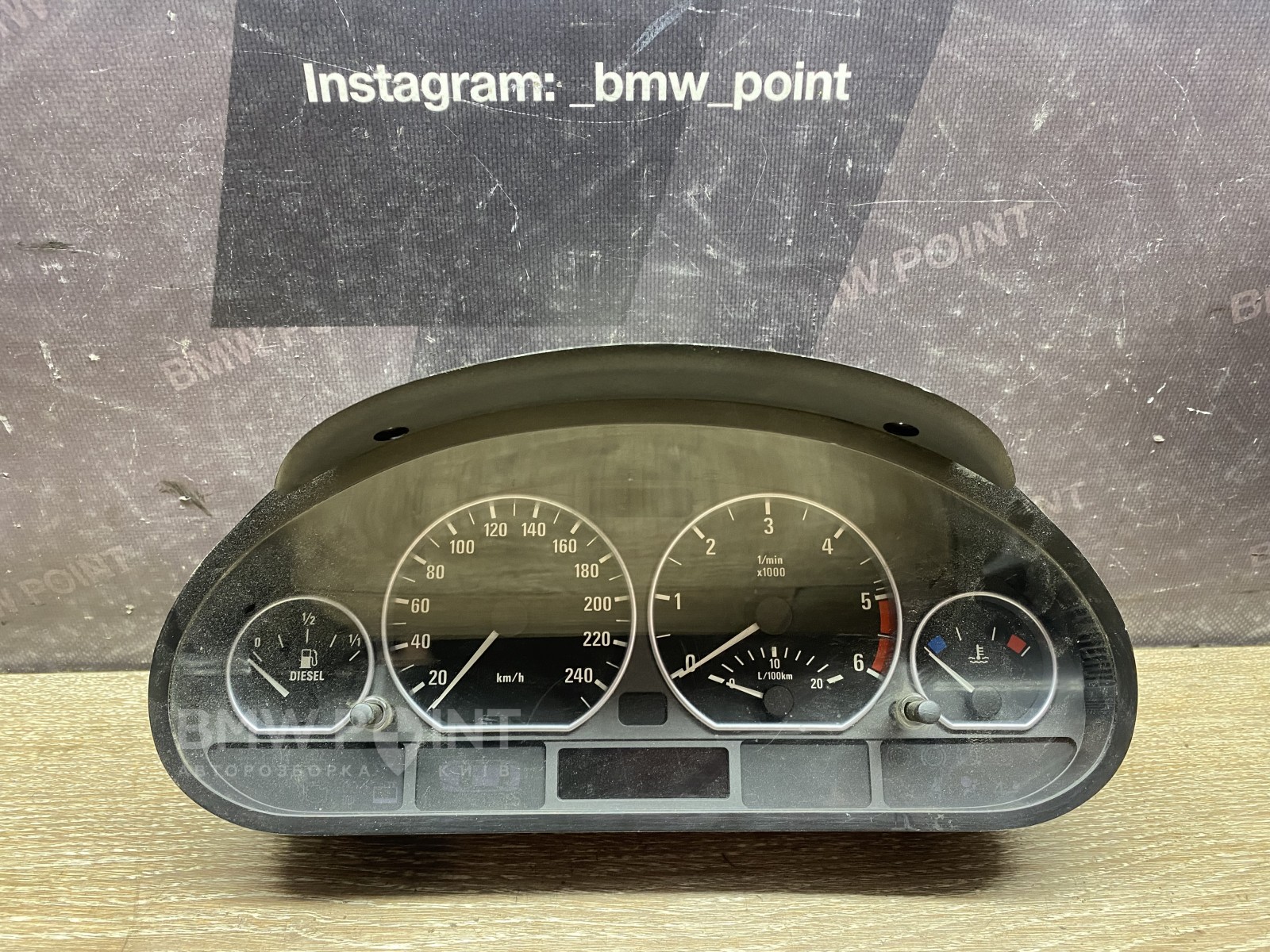 Панель приладів BMW E46 (МКПП) дизель Bosch